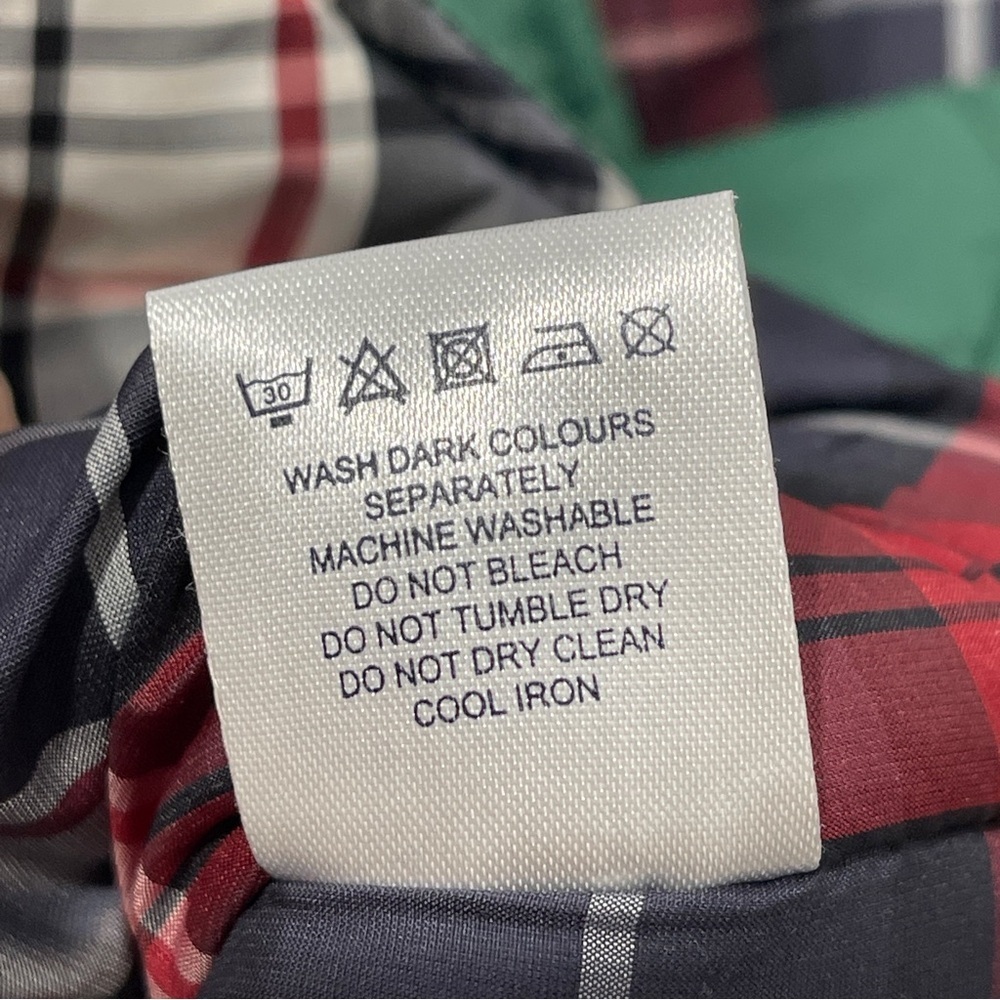 Southern Proper Green Quilted Puffer Varsity Vest Plaid Lining Size Large Preppy - Picture 8 of 8